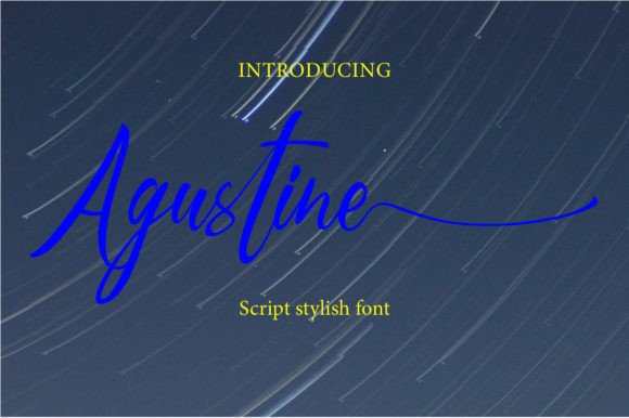Agustine: A Versatile Handwritten Font for Elegant Editorial Design