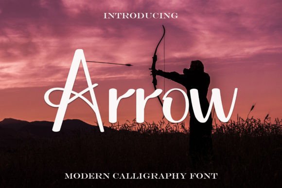 Arrow: A Handwritten Font for Elegant Web Design