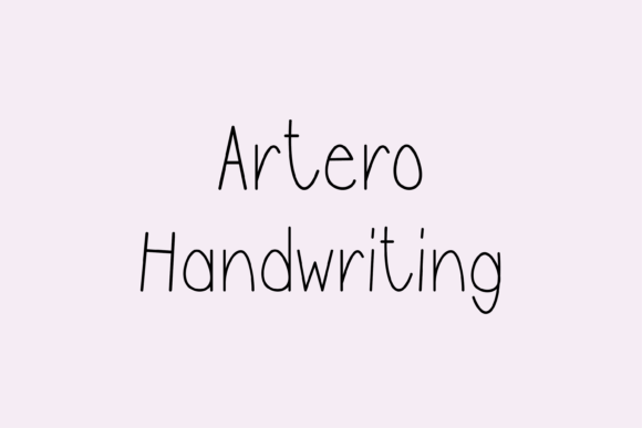 Artero: A Whimsical Handwritten Font for Small Business Branding