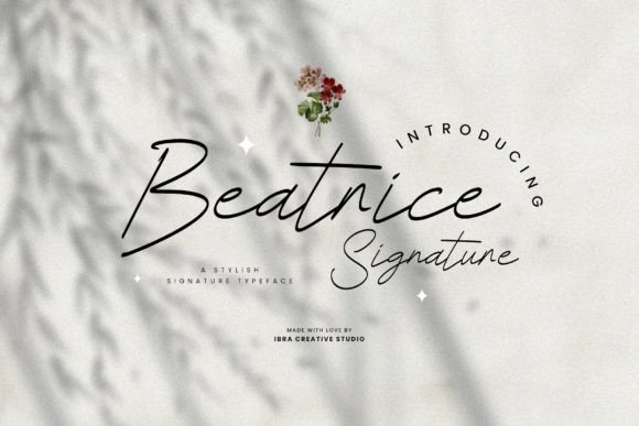 Beatrice Signature: Elevating Editorial Design with Elegance and Flow
