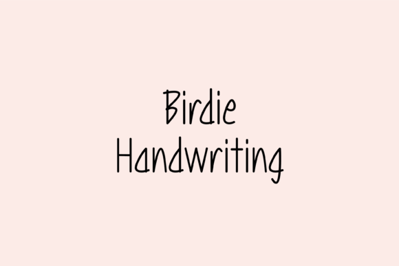 Birdie: A Whimsical Handwritten Font for Scroll-Stopping Digital Design