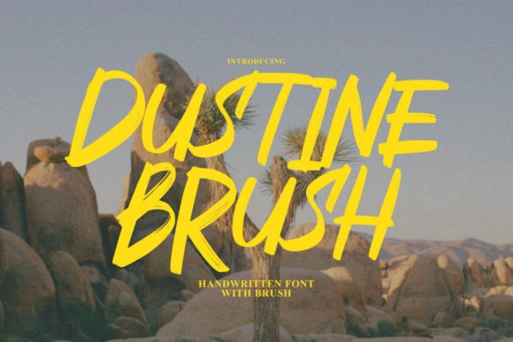 Branding with Dustine Brush: A Designer’s Real-World Font Experiment