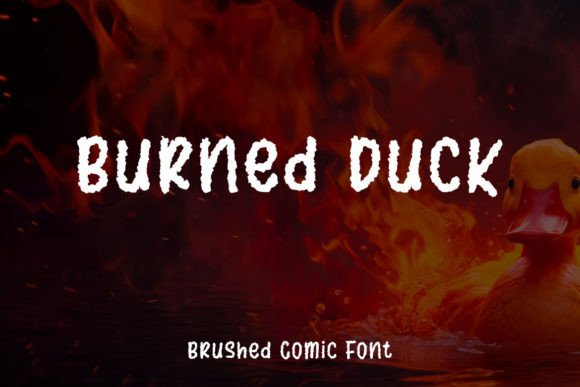 Burned Duck: A Playful Handwritten Font That Elevates Small Business Branding