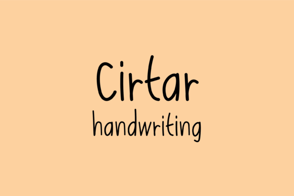 Cirtar: A Whimsical Handwritten Font for Campaign Designs That Pop
