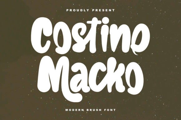 Costino Macko: A Playful Display Font for Creative Brand Identities