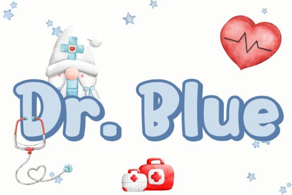 Dr Blue: A Charming Script Font for Elegant Editorial Design