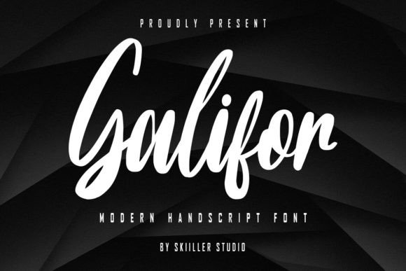 Galifor: A Handwritten Script Font That Brings Warmth and Personality to Branding