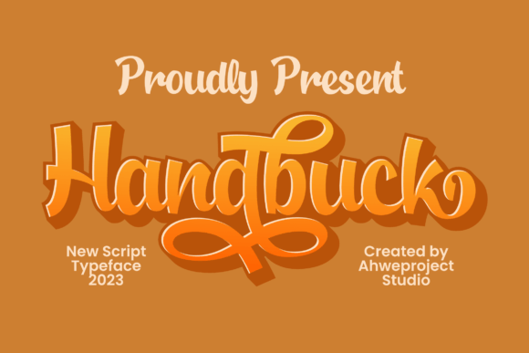 Handbuck: A Stylish Script Font That Elevates Small Business Branding