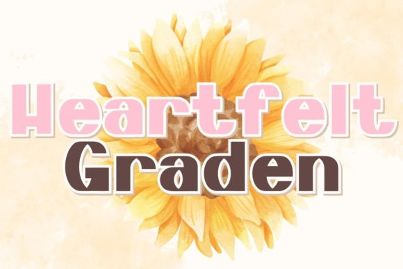 Heartfelt Graden: A Script Font That Brings Handmade Charm to Life