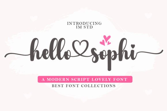 Hello Sophi: A Charming Handwritten Font for Editorial Design