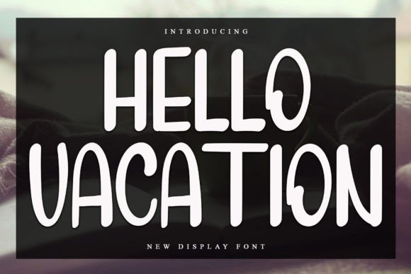 Hello Vacation: A Handwritten Font for Editorial Charm