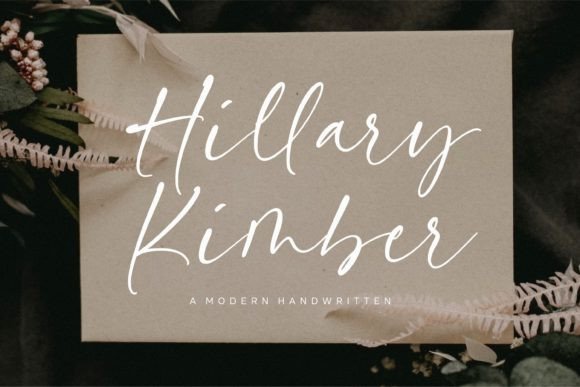 Hillary Kimber: A Modern Handwritten Font for Thoughtful Editorial Design