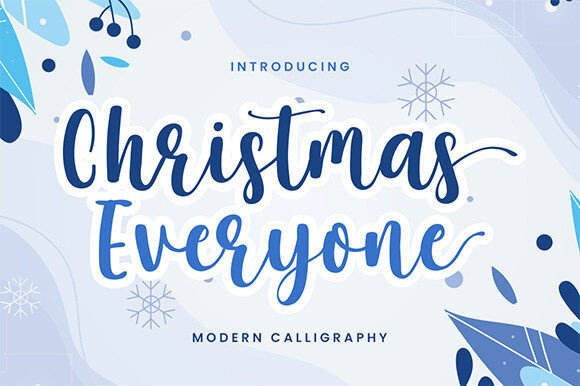 How Christmas Everyone Font Brings Holiday Cheer to Campaign Design