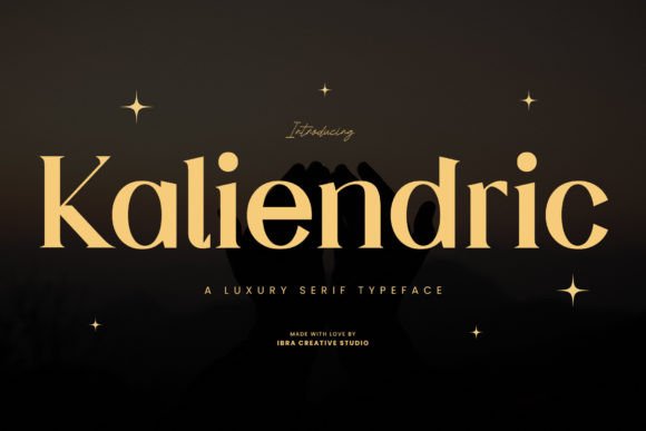 Kaliendric Font: Elevating Your Brand with Timeless Elegance