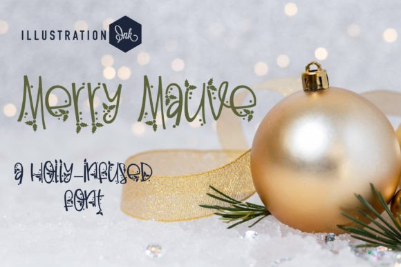 Merry Mauve: A Festive Hand-Crafted Font for Modern Web Design