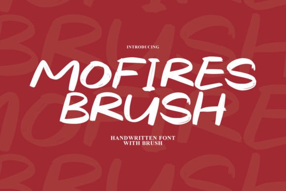 Mofires Brush: A Designer’s New Go-To Typeface for Expressive Branding