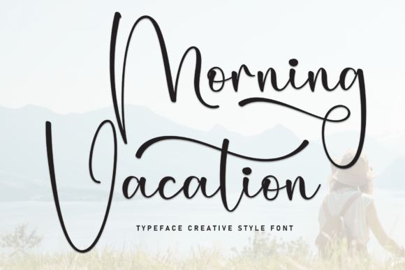 Morning Vacation: A Handwritten Font for Digital Designers