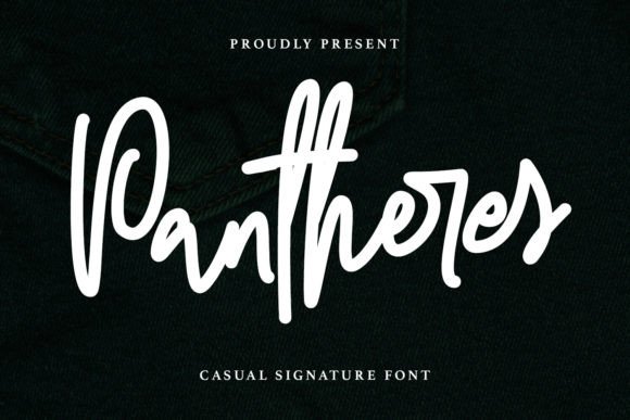 Pantheres Casual Signature Font: Bringing Handcrafted Charm to Every Maker’s Project