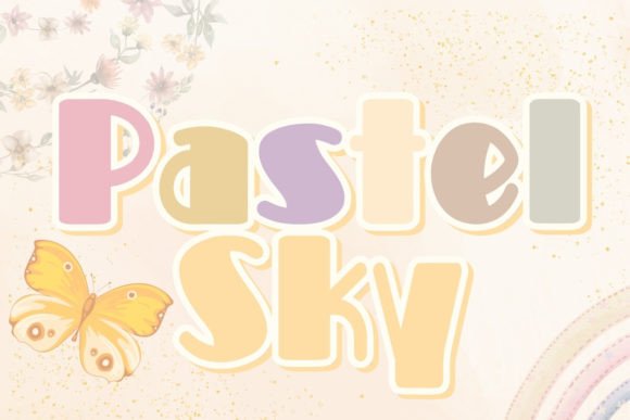 Pastel Sky Font: Elevate Your Brand with a Touch of Magic