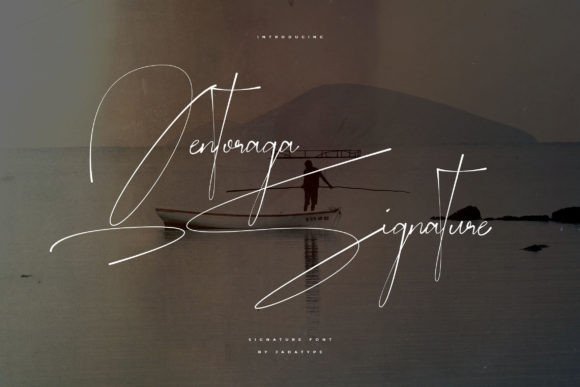 Qentoraga: A Signature Script Font for Crafters and Product Designers