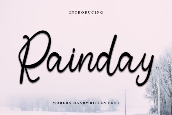 Rainday: A Festive Typeface That Elevates Small Business Branding