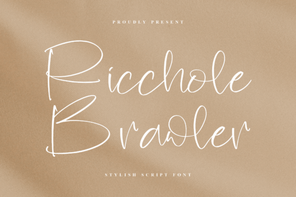Ricchole Brawler: A Bold Script Font for Modern Web Design Projects
