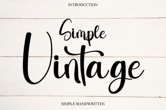 Simple Vintage: A Playful Script Font for Modern Campaign Design