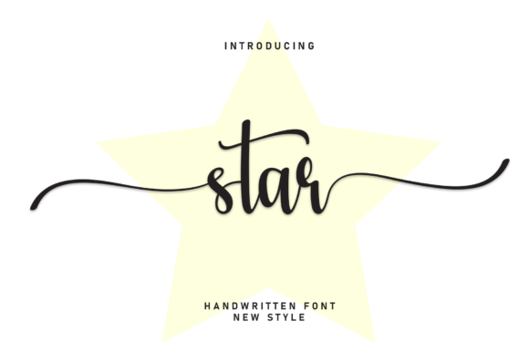 Star: A Charming Script Font for Modern Branding Projects