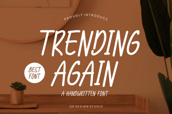 Trending Again: A Handwritten Font That Elevates Web Design