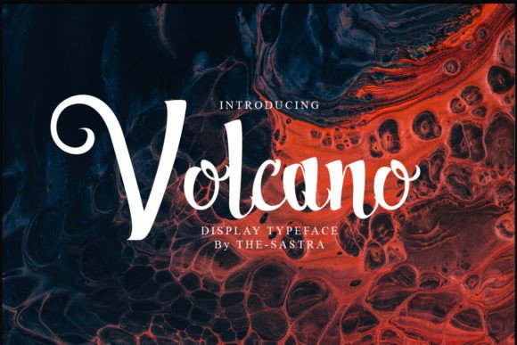 Volcano Font Review: Urban Script Meets Ocean Culture in Brand Design