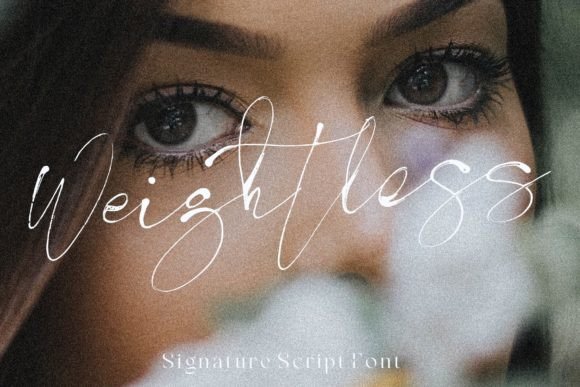 Weightless Font: Elevating Your Brand with Elegant Script Typography