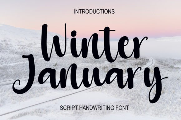 Winter January: A Handwritten Font That Elevates Web Typography
